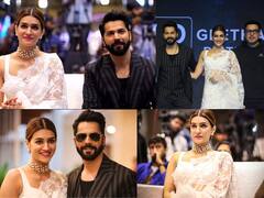 Bhediya Pre-Release Event: வருண் தவான்-கிருத்தி சனோன் இணைந்து நடிக்கும் படத்தின் ப்ரமோஷன் க்ளிக்ஸ்!