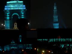 World Children’s Day: India Gate, Qutub Minar & Parliament Building Illuminated In Blue Light. See Pics