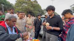 KTR Son Himanshu At HYD E-Race |నాకు కేటీఆర్ కుమారుడు అని తెలియదు..రూ. 200/-ఇచ్చాడు  |ABP Desam