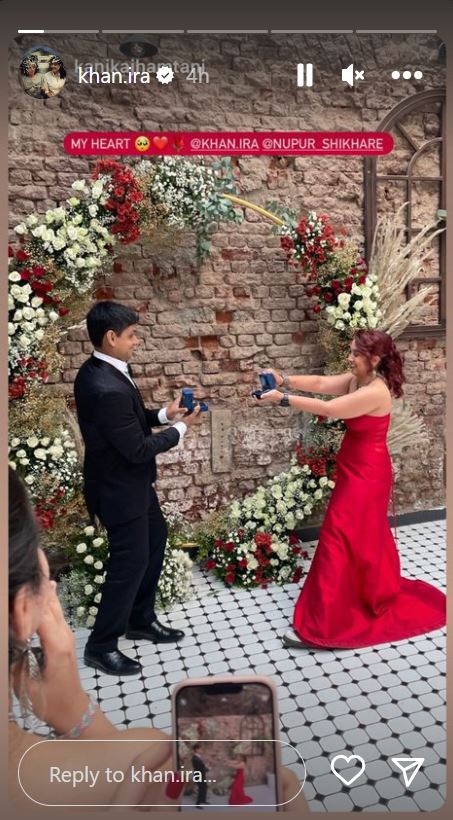 Ira Khan Shares Inside Pictures From Her Engagement Ceremony