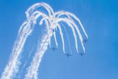 Air Fest Photo : नागपूरच्या आकाशात जबरदस्त कसरती, डोळ्याचं पारणं फिटलं...