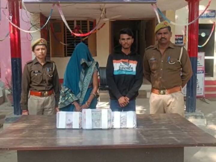 UP Shahjahanpur Mother in law absconded with daughter in law after giving drugs to father in law now police arrested ANN UP: पति और सास-ससुर को नींद की गोली देकर सुलाया, फिर प्रेमी के साथ गहने और पैसे लेकर भागी महिला, ऐसी हुई गिरफ्तार