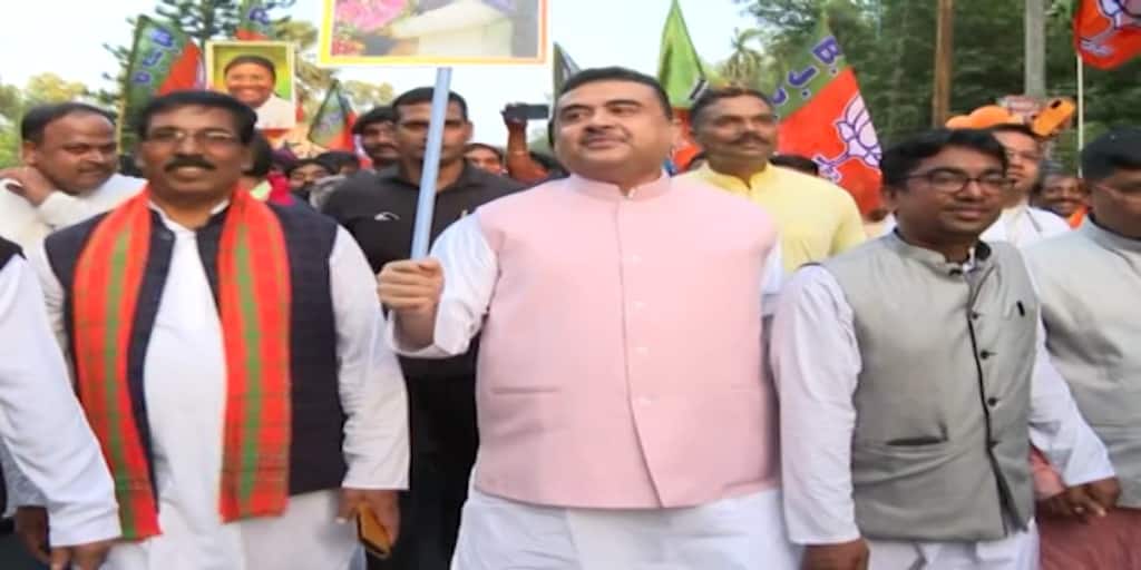 Suvendu Adhikari Attacks TMC From Ramnagar Meeting Arranged To Protest Against Comments Made By Akhil Giri About President Of India Suvendu Adhikari: 'মমতা বন্দ্যোপাধ্যায়ের ঝাড়ে ওই বাঁশই হয়', রামনগরের সভায় তীব্র আক্রমণ শুভেন্দুর