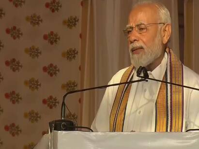 Thannumai kasi tamil sangamam pm modi uses a classic tamil word creates buzz full details PM Modi: காசி தமிழ்சங்கமத்தில் பிரதமர் மோடி பயன்படுத்திய பழந்தமிழ் சொல்...! தண்ணுமை என்றால் என்ன..?