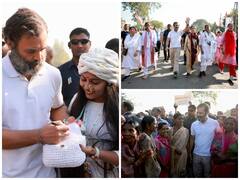 Women In Maharashtra Join Rahul Gandhi For 'Shakti Walk' On Indira Gandhi's 105th Birth Anniversary — IN PICS