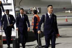 Portugal Captain Cristiano Ronaldo Lands In Qatar For FIFA World Cup Amid Controversy - In Pics