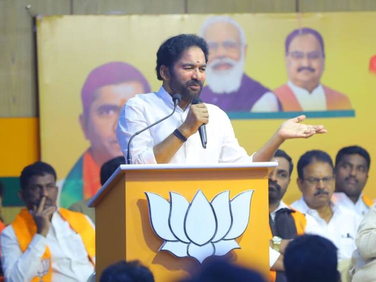 Union Minister Kishan Reddy Comments againt TRS leadets at Shameerpet BJP event మునుగోడులో టీఆర్ఎస్ అందుకే గెలిచింది, ఇకనుంచి జాగ్రత్త: పార్టీ శ్రేణులకు కిషన్ రెడ్డి సూచనలు