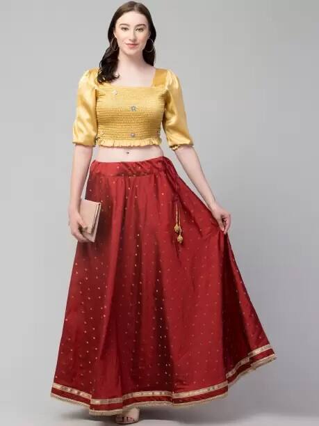 વિન્ટરના ફંકશન માટે આપ લોન્ગ સ્ક્રર્ટ પણ પસંદ કરી શકો છો.. જેના પણ ફુલ સ્લિવ જેકેટ કેરી કરો. ઠંડીથી બચાવવાની સાથે ક્લાસિક લૂક આપશે.