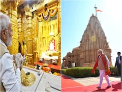 PM Modi Gujarat Visit: PM Narendra Modi Offers Prayers At Somnath Temple In Veraval — WATCH