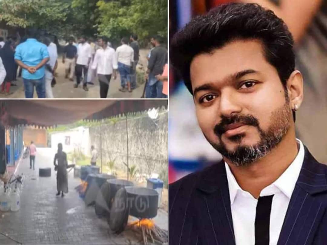 Vijay Fans Meeting: சுடச்சுட பனையூரில் பிரியாணி...5 ஆண்டுகளுக்குப் பின் சந்திப்பு..விஜய்யை காண படையெடுக்கும் ரசிகர்கள்