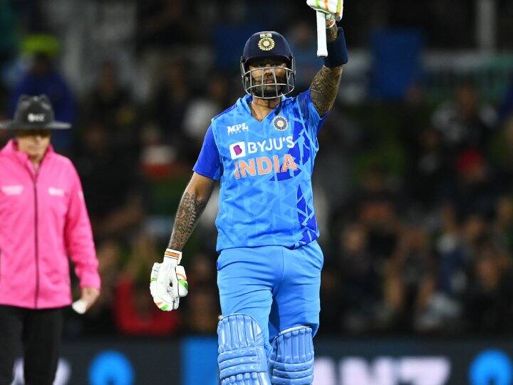 india vs new zealand first innings suryakumar yadav hits century Mount Maunganui IND vs NZ 2nd T20: टीम इंडिया ने न्यूजीलैंड को दिया 192 रनों का लक्ष्य, सूर्यकुमार ने जड़ा तूफानी शतक