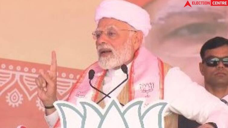 Gujarat Assembly Election 2022:   PM Narendra Modi addresses the public meeting in Dhoraji Gujarat  Election 2022: નર્મદા વિરોધીઓના ખભે હાથ મુકીને કેમ દોડો છો? વડાપ્રધાન મોદીએ કોગ્રેસને પૂછ્યો સવાલ?