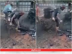 एक पैर नहीं, फिर भी बैसाखी के सहारा मजदूरी कर रहा शख्स... देखिए भावुक कर देने वाला वीडियो