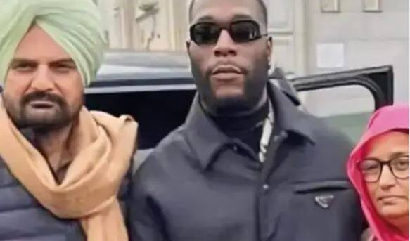 Nigerian singer barna boy meets musewalas parents in England expresses grief Sidhu Moosewala: ਰੈਪਰ ਬਰਨਾ ਬੁਆਏ ਨੇ ਮੂਸੇਵਾਲਾ ਦੇ ਮਾਤਾ-ਪਿਤਾ ਨਾਲ ਕੀਤੀ ਮੁਲਾਕਾਤ