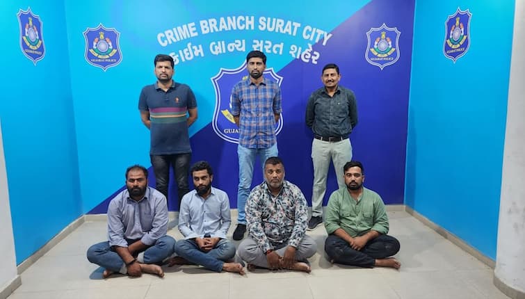 Crime branch arrests four people with drugs worth Rs 4 crore in Surat Surat: સુરતમાં કરોડોના ડ્રગ્સ સાથે ચાર લોકોની ધરપકડ કરતી ક્રાઈમ બ્રાન્ચ