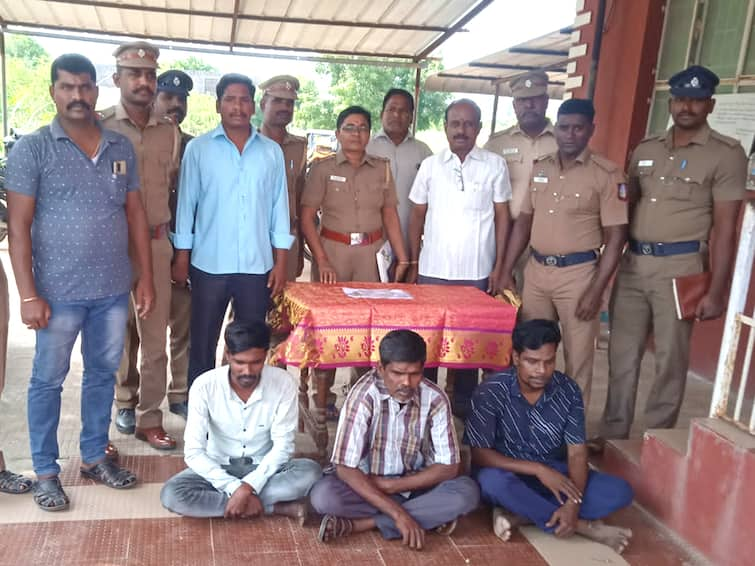 Villupuram: Police arrested 3 robbers who showed their hand in Tindivanam area. 36 pounds of jewelry was seized TNN புழல் சிறையில் ஏற்பட்ட நட்பு....ஸ்கெட்ச் போட்டு திருட்டு...தட்டித்தூக்கிய போலீஸ்...!