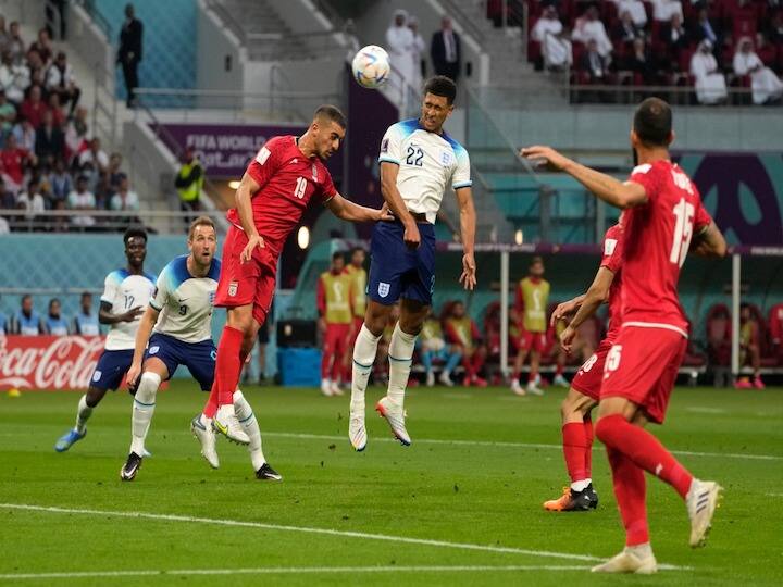 FIFA WC 2022 Qatar: England won opening match by 6-2 against Iran match 2 Khalifa International Stadium FIFA WC 2022 Qatar: ઈંગ્લેન્ડે ઈરાન સામેની શરૂઆતની મેચ 6-2થી જીતી લીધી, બુકાયો સાકાના 2 ગોલ