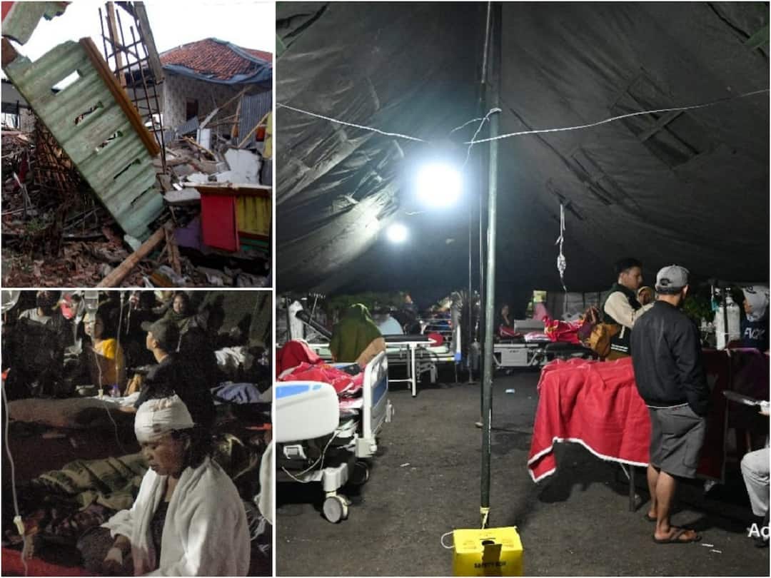 Devastation Across Indonesia As Earthquake Causes Buildings To Collapse In Java | IN PICS Devastation Across Indonesia As Earthquake Causes Buildings To Collapse In Java | IN PICS
