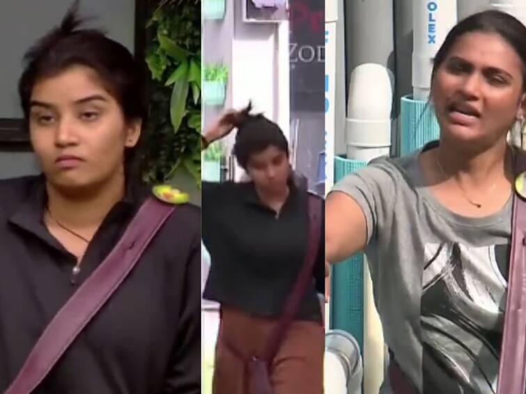 Bigg Boss 6 Tamil Dhanalakshmi walks out during captain Mynas team selection Bigg Boss 6 Tamil: எரியிற நெருப்புல எண்ணெய ஊத்தாத.. கடுப்பின் உச்சத்தில் தனம்..அனல் பறந்த பிக்பாஸ்!