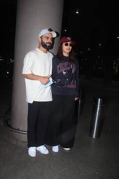 छुट्टियां मनाकर वापस लौटे अनुष्का शर्मा और विराट कोहली, कुछ इस अंदाज़ में एयरपोर्ट पर हुए स्पॉट