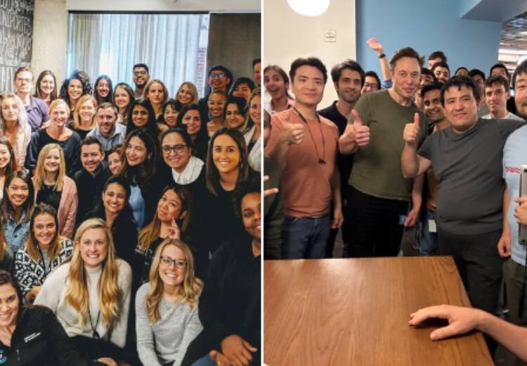 People are lying after seeing the pictures of Twitter office, Musk asked - where are the women? Photos Viral: ट्विटर ऑफिस की तस्वीरें देख हैरत में पड़े लोग, मस्क से पूछा- महिलाएं कहां हैं?