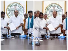 TPCC President Revanth Reddy, Other Congress Leaders Meet Telangana CS Somesh Kumar. See Pics