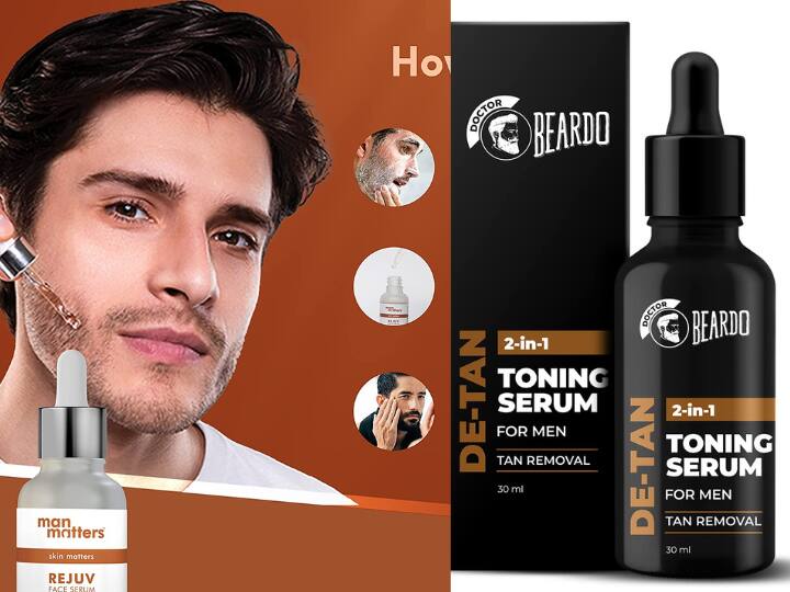 Amazon Deal On Gents Face Serum Mens Face Serum Detan Face Cream For Gents Face Serum Brand अमेजन से ऑफर में खरीदें ये जेंट्स फेस सीरम, डार्क स्पॉट और पिगमेंटेशन कर देंगे एकदम क्लीन