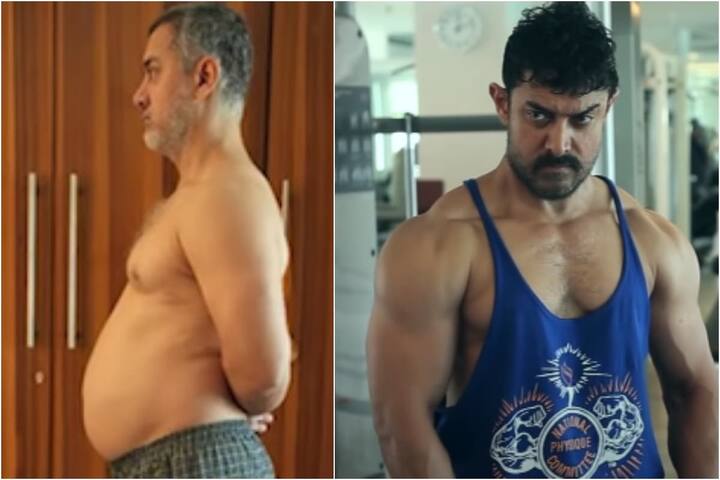 Aamir Khan For Dangal: This list definitely needs to start with our legendary Khan! Aamir Khan's role in the movie ‘Dangal’ has marked its spot in history. As he transformed his body from an athlete to a father. It's definitely not a cake walk to frame your body to the extreme in a short span of time. Due to this role Aamir Khan had to face serious fat gain and muscle gains simultaneously.