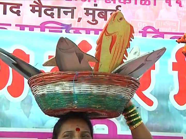 केंद्र आणि राज्य सरकारविरोधातील या आंदोलनासाठी डहाणू, पालघर भागातील शेकडो कार्यकर्ते रेल्वे लोकलमधून सकाळीच मुंबईकडे रवाना झाले होते.