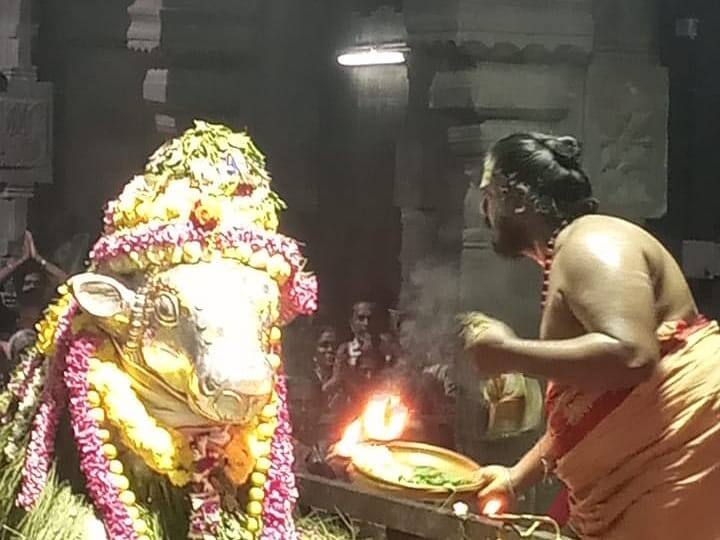 Karur Kalyana Pasupadeeswarar Temple Karthikai Month Pradosha Festival TNN தென் தமிழகத்தில் புகழ்பெற்ற ஸ்ரீ கல்யாண பசுபதீஸ்வரர் ஆலய சோம வார பிரதோஷ விழா