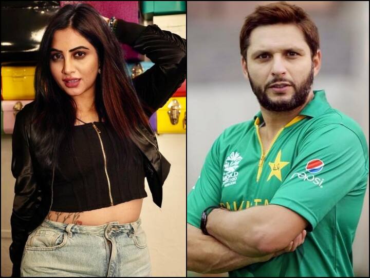 Arshi khan controversy when arshi khan opened up relation with Pakistani cricketer shahid Afridi जब Arshi Khan ने किया था पाकिस्तानी क्रिकेटर शाहिद अफरीदी के बच्चे की मां बनने का दावा, मच गई थी खलबली