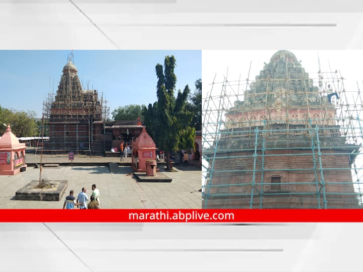 Aurangabad: वेरूळच्या घृष्णेश्वर मंदिर संवर्धनाच्या कामाला प्रारंभ करण्यात आला आहे.