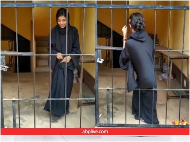 Amazingly thin girl crossing the bars video goes viral Video: पतले होने के हैं कई फायदे... आसानी से सलाखों को कर सकते हैं पार