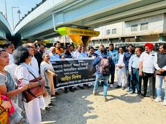 PHOTO: राज्यपालांच्या विरोधात औरंगाबादमध्ये काँग्रेस आक्रमक