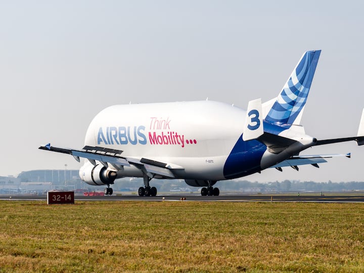 Whale-Shaped Aircraft Airbus Beluga Makes First Appearance In Mumbai ...