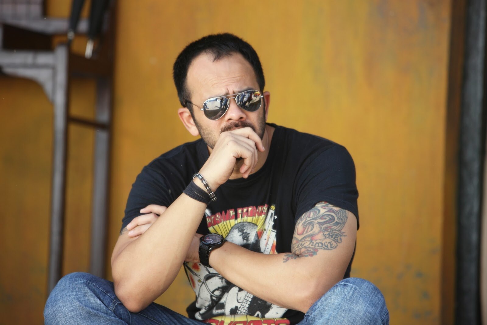 Ajay Sanjay Rohit flaunt tattoos  nowrunning