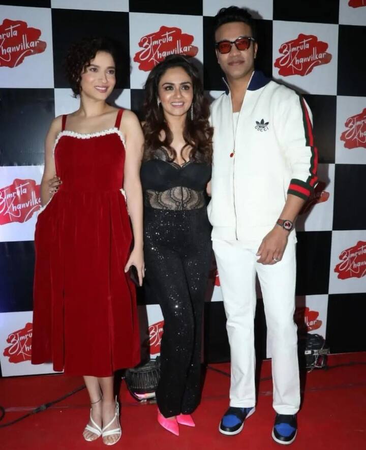 The party witnessed the attendance of a host of celebrities from the world of television and Bollywood.