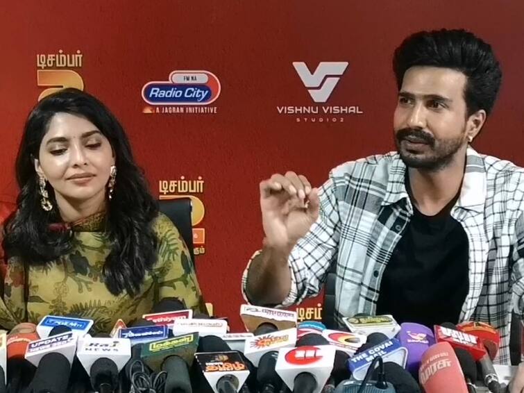 Actor Vishnu Vishal's answer to whether Redgiant is forcing them to release all the movies Actor Vishnu vishal : ’அனைத்து திரைப்படங்களையும் ரெட்ஜெயண்ட் கட்டாயப்படுத்துகிறதா?’ - விஷ்ணு விஷால் சொல்வது என்ன?