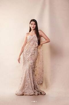 Nora Fatehi: ਨੋਰਾ ਫਤੇਹੀ ਨੇ ਦੇਸੀ ਲੁੱਕ 'ਚ ਮਚਾਈ ਤਬਾਹੀ, ਸਾੜ੍ਹੀ 'ਚ ਦਿਖੀ ਬੇਹੱਦ ਖੂਬਸੂਰਤ, ਤਸਵੀਰਾਂ 'ਤੇ ਆਇਆ ਕਮੈਂਟਸ ਦਾ ਹੜ੍ਹ