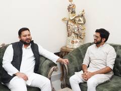 In Pics: तेजस्वी यादव और आदित्य ठाकरे की हुई मुलाकात, तस्वीरों में देखिए कैसे गर्मजोशी से किया स्वागत