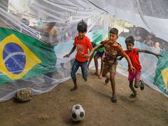 FIFA World Cup: Kolkata Covered In Green And Yellow Ahead Of Brazil's First Match. In Pics