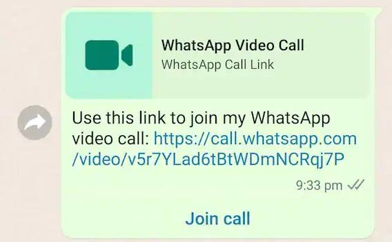 હવે ત મે આ લિન્કને ત્રણેય ઓપ્શનમાંથી કોઇ એક ઓપ્શન પસંદ કરીલને દોસ્તો, પરિવાર કે મીટિંગ પર્સનની સાથે શેર કરી શકો છો. લોકો આ લિન્ક પર ક્લિક કરીને તમારા કૉલને આસાનીથી જૉઇન કરી શકશે.