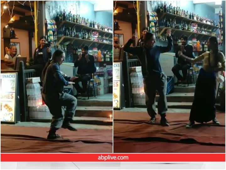 woman dancing on song Aankh Marey from movie Simmba in Nepal लड़की आंख मारे... सॉन्ग पर नेपाल में विदेशी महिला ने किया धासूं डांस, आपने देखा?