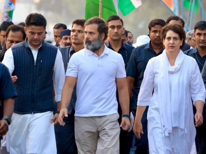 Bharat Jodo Yatra MP Priyanka Gandhi Sachin Pilot Joins Rahul Gandhi In  Congress Yatra Madhya Pradesh ANN | Bharat Jodo Yatra: कांग्रेस की यात्रा  को एमपी में मिला गांधी परिवार का डबल