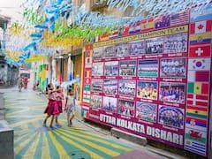 FIFA World Cup: Kolkata Covered In Green And Yellow Ahead Of Brazil's First Match. In Pics