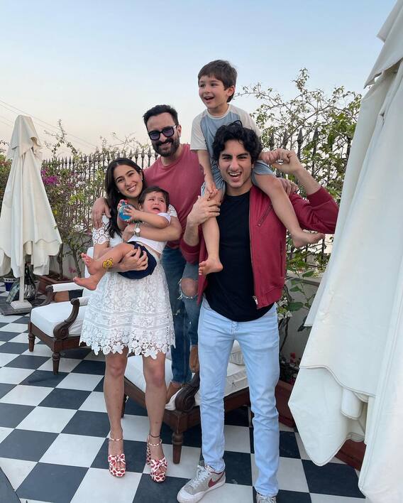 Saif Ali Khan ने किया खुलासा, उन्हें ग्राउंडेड रखती हैं सारा अली खान तो जंक फूड खाने को मना करते हैं Taimur Ali Khan