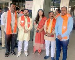 PHOTO: विधानसभा निवडणुकीच्या प्रचारासाठी पंकजा मुंडे गुजरातमध्ये