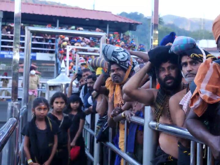 The pilgrims of Sabarimala have to reach to hilltop after trekking on a difficult terrain as the route is so narrow it is inaccessible by vehicles.