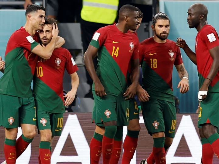 FIFA World Cup 2022 Portugal beat Ghana in a thriller match Cristiano Ronaldo POR vs GHA Portugal vs Ghana: दूसरे हाफ में रोमांच की हदें पार, आखिरी 25 मिनट में हुए 5 गोल; पुर्तगाल ने 3-2 से जीता मुकाबला