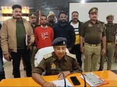 मऊ में लाखों की लूट करने वालों को पुलिस ने एनकाउंटर में दबोचा, एसएसपी बोले- 2 आरोपी हुए फरार